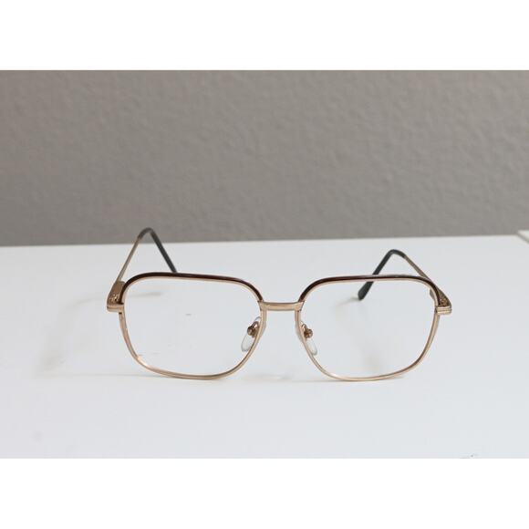 Vintage NOS, 1970s West German Vision Pro Gold Metal Eyeglasses Frames 58-16-140 - Picture 7 of 7